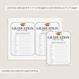 Word Scramble Graduation Party Game Printable