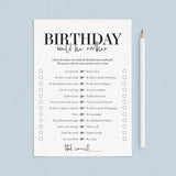 87th Birthday Games For Him Born in 1938