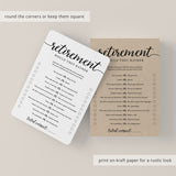 Retirement Would They Rather Game Printable