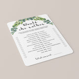Would She Rather Baby Shower Game Printable Gender Neutral