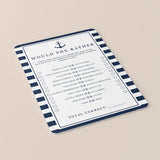 Nautical Baby Shower Game Would She Rather Instant Download
