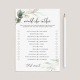 Greenery Birthday Cards Bundle with Keepsakes for the Birthday Girl