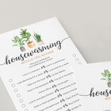 Printable Housewarming Party Game Would You Rather