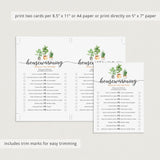 Printable Housewarming Party Game Would You Rather