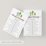 Printable Housewarming Party Game Would You Rather