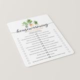 Printable Housewarming Party Game Would You Rather