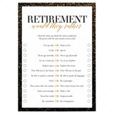 Funny Retirement Party Game Would They Rather by LittleSizzle