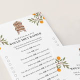 Would They Rather Retirement Party Game Printable