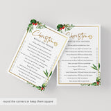 Would You Rather Christmas Questions for Adults Printable