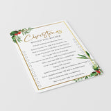 Would You Rather Christmas Questions for Adults Printable