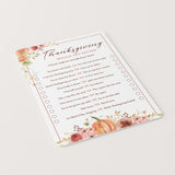 Fun Thanksgiving Would You Rather Questions Printable