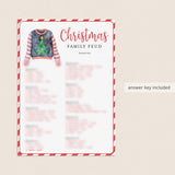 Family Feud Christmas Game Printable