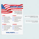 Independence Day Games for Adults Printable