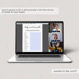 Social Distance Baby Shower Game Bundle Minimalist