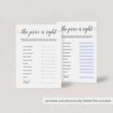 Virtual baby shower game template by LittleSizzle
