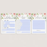 Virtual & Printable Baby Shower Games Bundle Watercolor Floral
