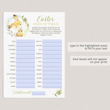 (Virtual) Easter Finish My Phrase Game Download