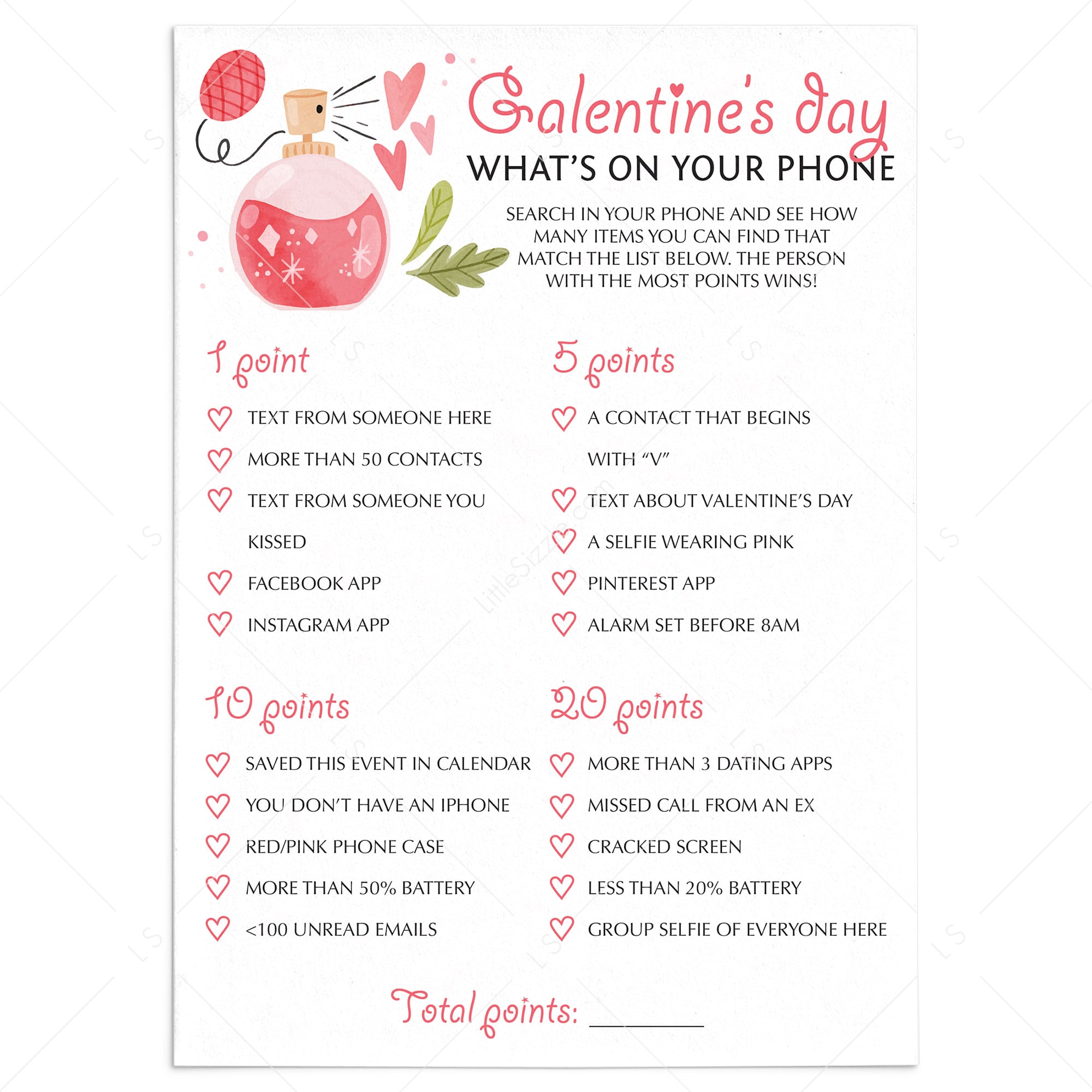 Zoom Galentines Day Party Game Whats On Your Phone by LittleSizzle