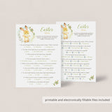 Easter Quiz for Family Printable & Virtual