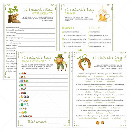 (Zoom) St. Patrick's Day Games for Groups by LittleSizzle