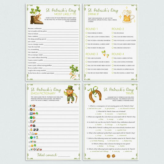 (Zoom) St. Patrick's Day Games for Groups by LittleSizzle