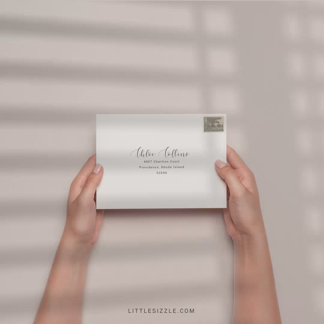 Garden Themed Baby Shower Invitation Template