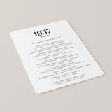 1957 Trivia with Answers Printable