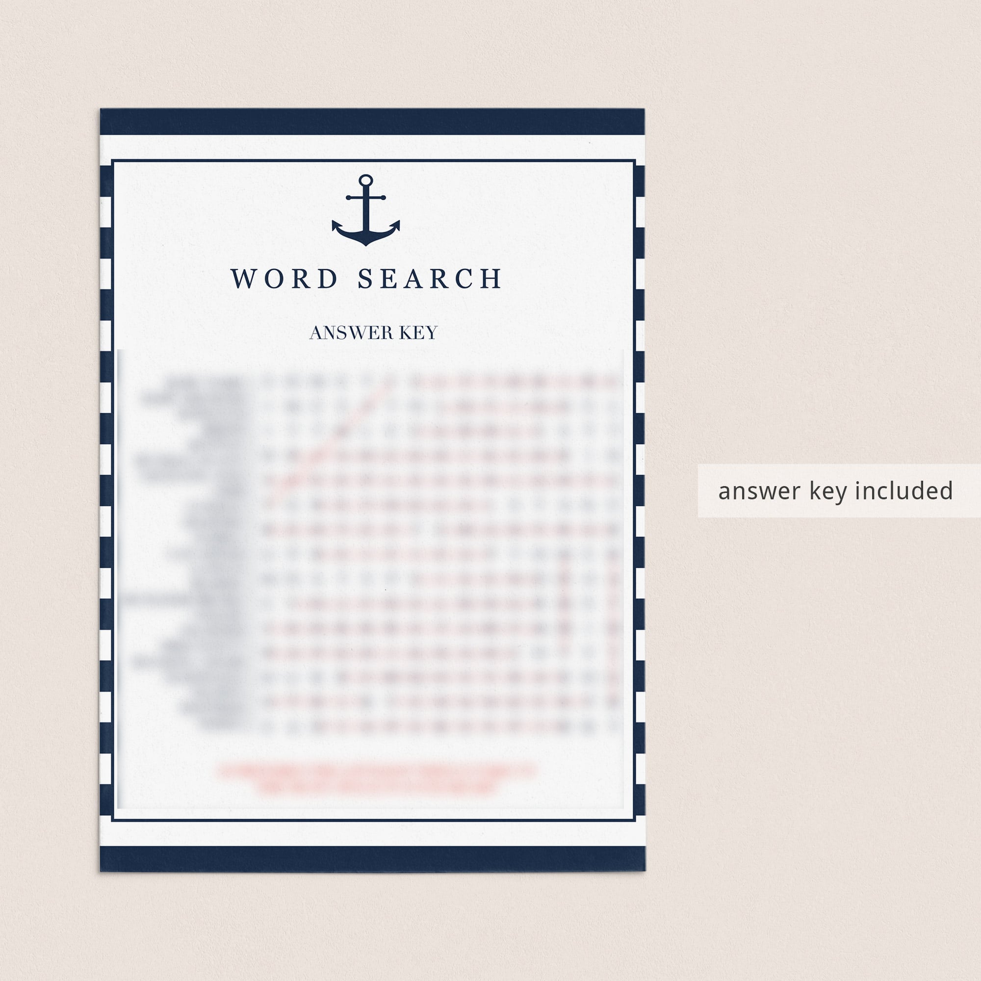 Word search with hidden message baby shower game by LittleSizzle