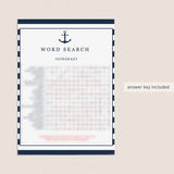 Word search with hidden message baby shower game by LittleSizzle