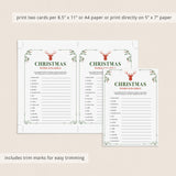 Xmas Word Scramble Game Printable
