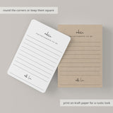 Advice For Parents To Be Cards Printable Modern Minimalist