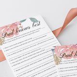 Whimsical Baby Shower Game Template Dad Knows Best