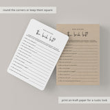 Who Knows The Bride Best Game Printable Modern Minimalist