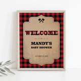 Forest Party Welcome Sign Template