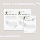 Mommy Trivia Baby Shower Game Printable