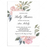 Whimsical Baby Shower Invitation Template by LittleSizzle