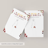 Burgundy Floral BridalShower Game Bundle Printable