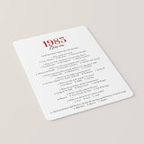 Married in 1983 Trivia Quiz for Ruby 42nd Anniversary