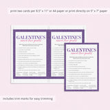 Printable Galentines Games Bundle Digital Download