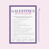 Galentine's Movie Trivia with Answer Key by LittleSizzle