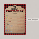 Lumberjack Baby Shower Game Package Printable