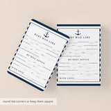 Mad Libs for Boy Baby Shower Advice and Well Wishes