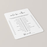 Would She Rather Bridal Game Printable