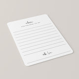 Minimalist Advice Cards for Baby Shower Printable