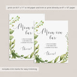 Momosa sign for greenery themed baby shower party decor by LittleSizzle