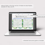 watercolor leaves bridal shower madlibs jungle themed