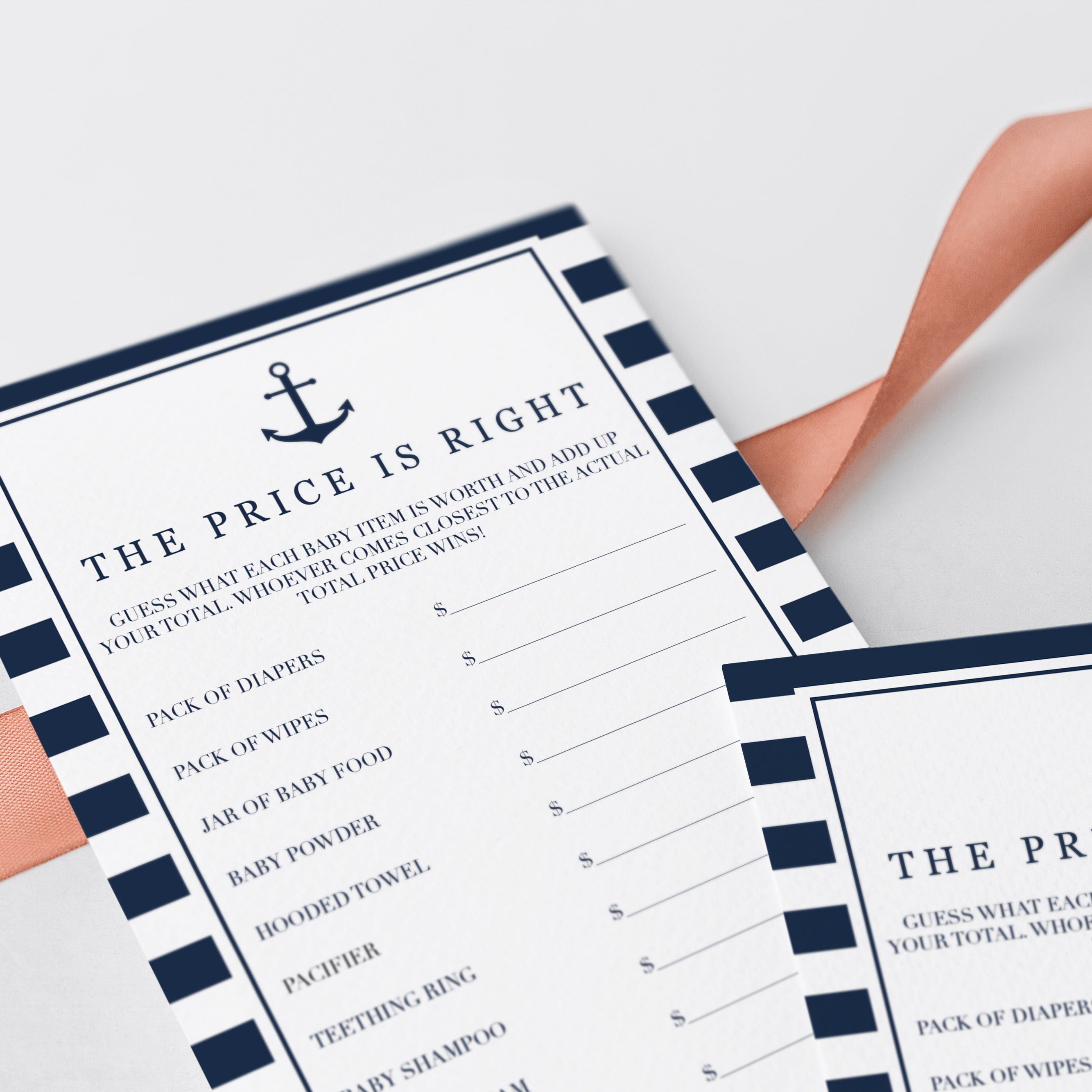 Navy baby shower games for boys by LittleSizzle