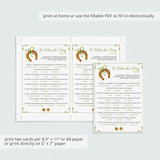 St Patricks Games Bundle for Adults To Print or Play Online