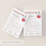 Valentines Party Games Pack Printable