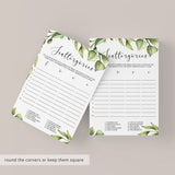 Scattergories Bridal Shower Game Ideas Printable